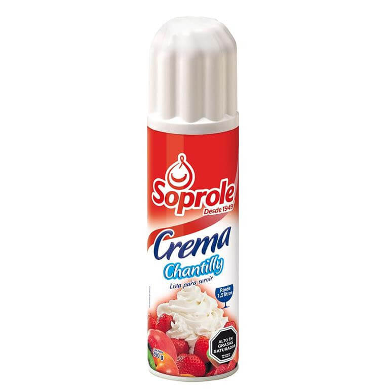 Crema Chantilly Soprole 250g