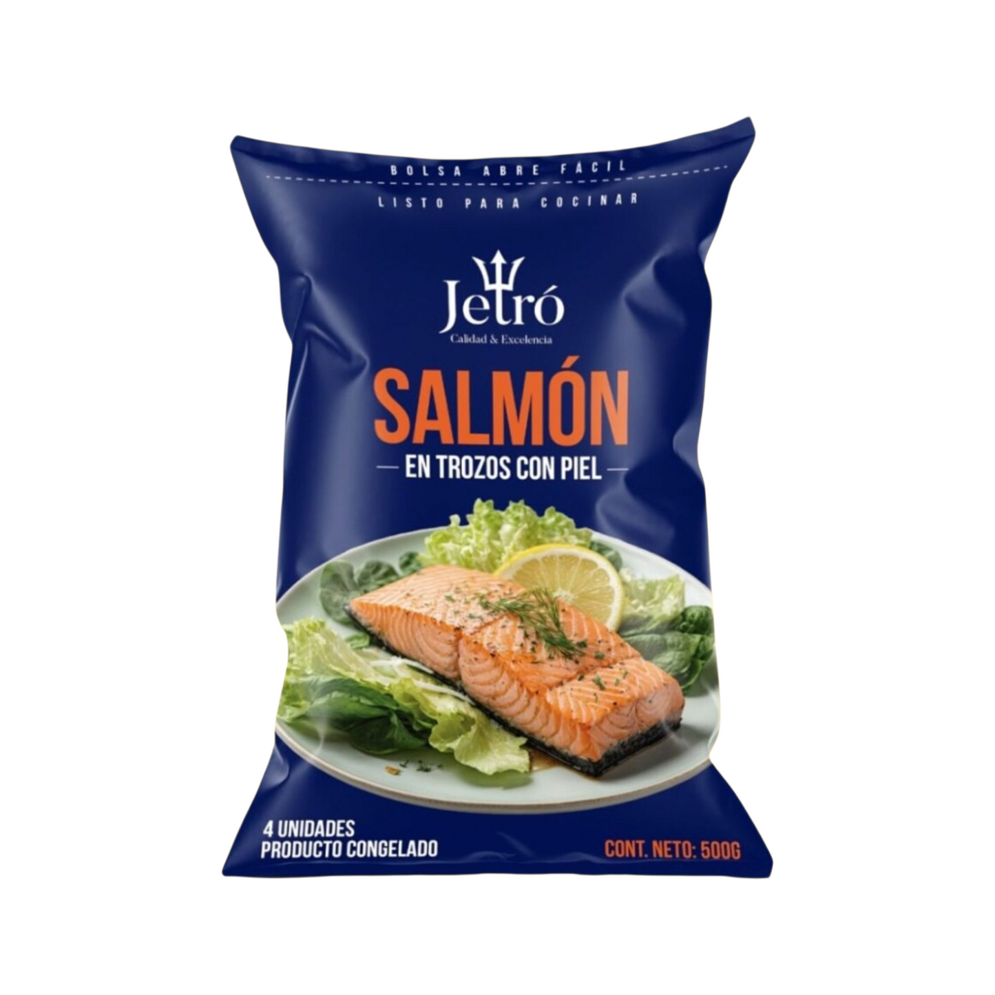 Salmón en Trozos Jetro 500g