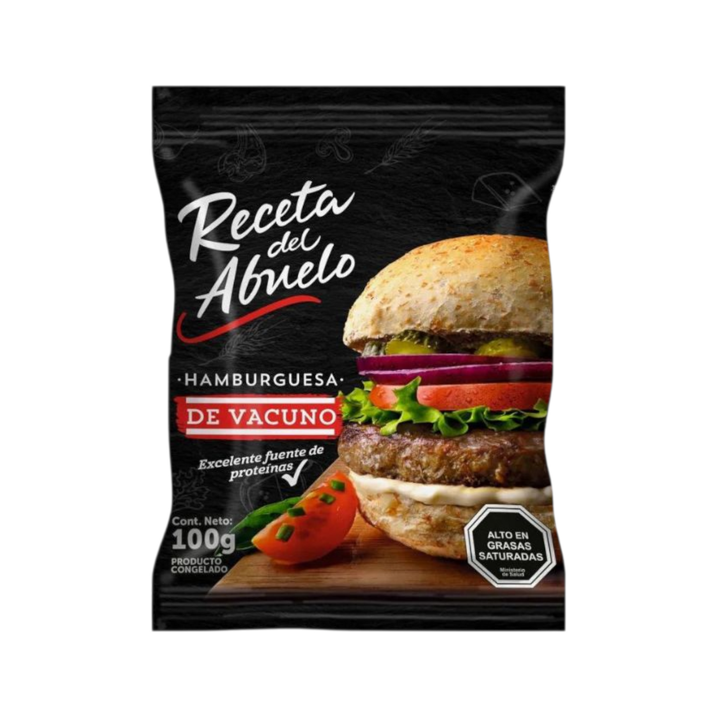 Hamburguesa de Vacuno Receta del Abuelo 100g