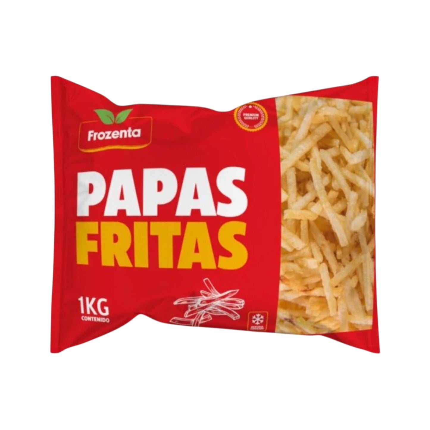 Papas Prefritas Frozenta 1KG