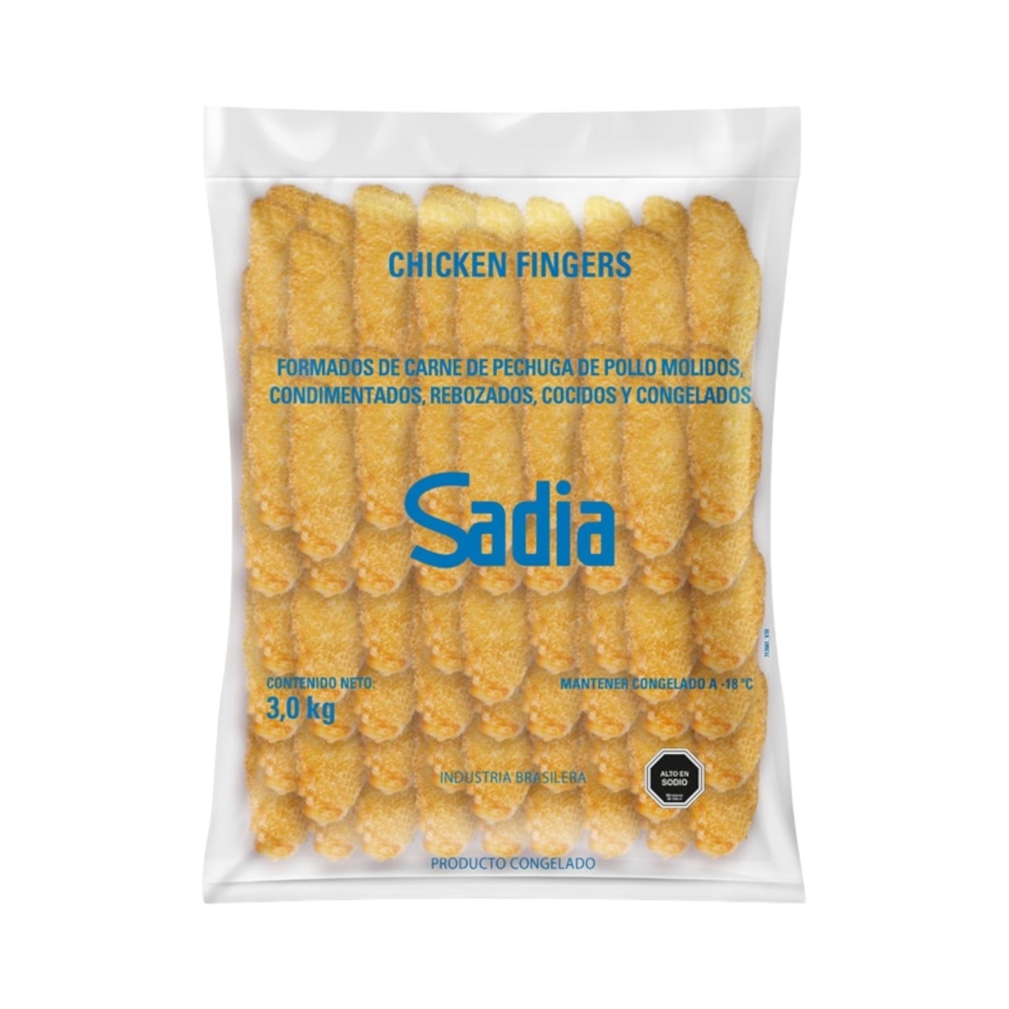 Chicken Fingers (Pechugas De Pollo Rebozadas) Sadia 3KG