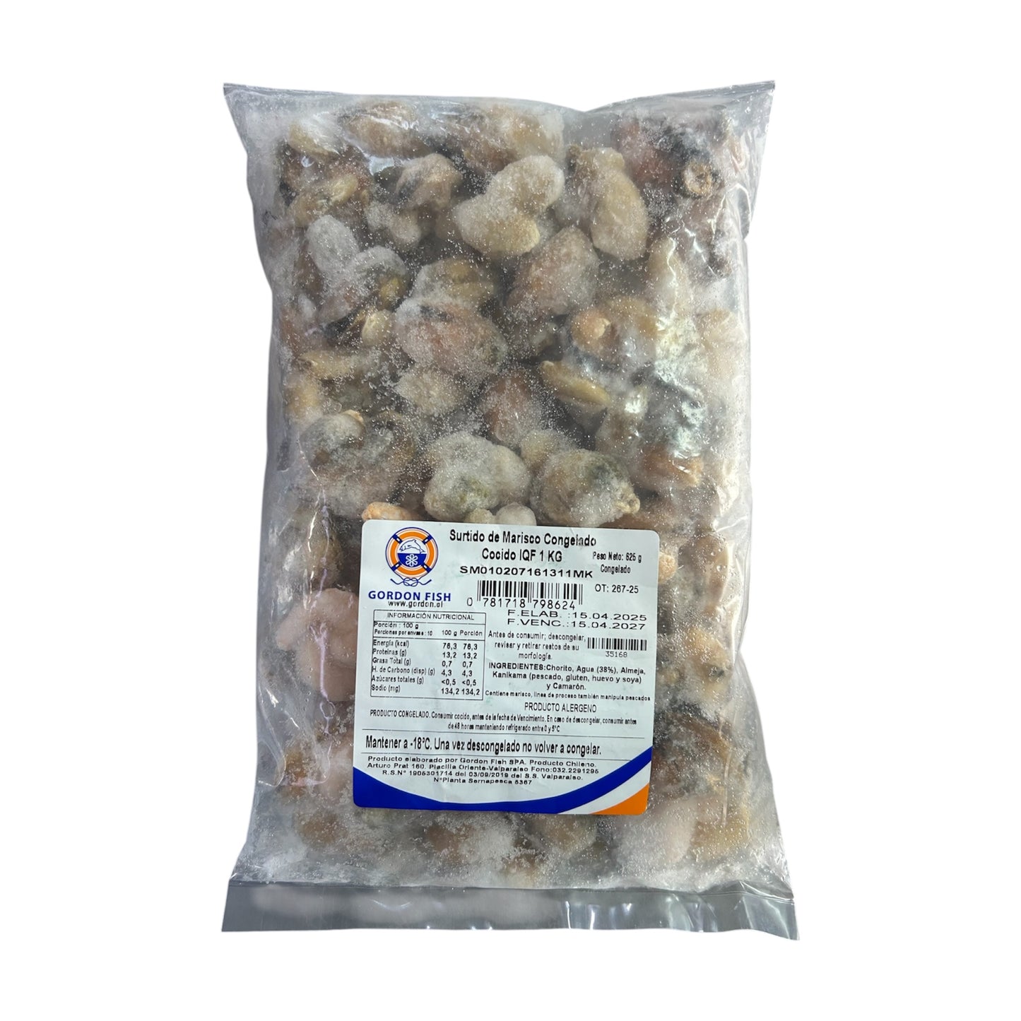 Surtido De Mariscos Gordon Fish 1KG