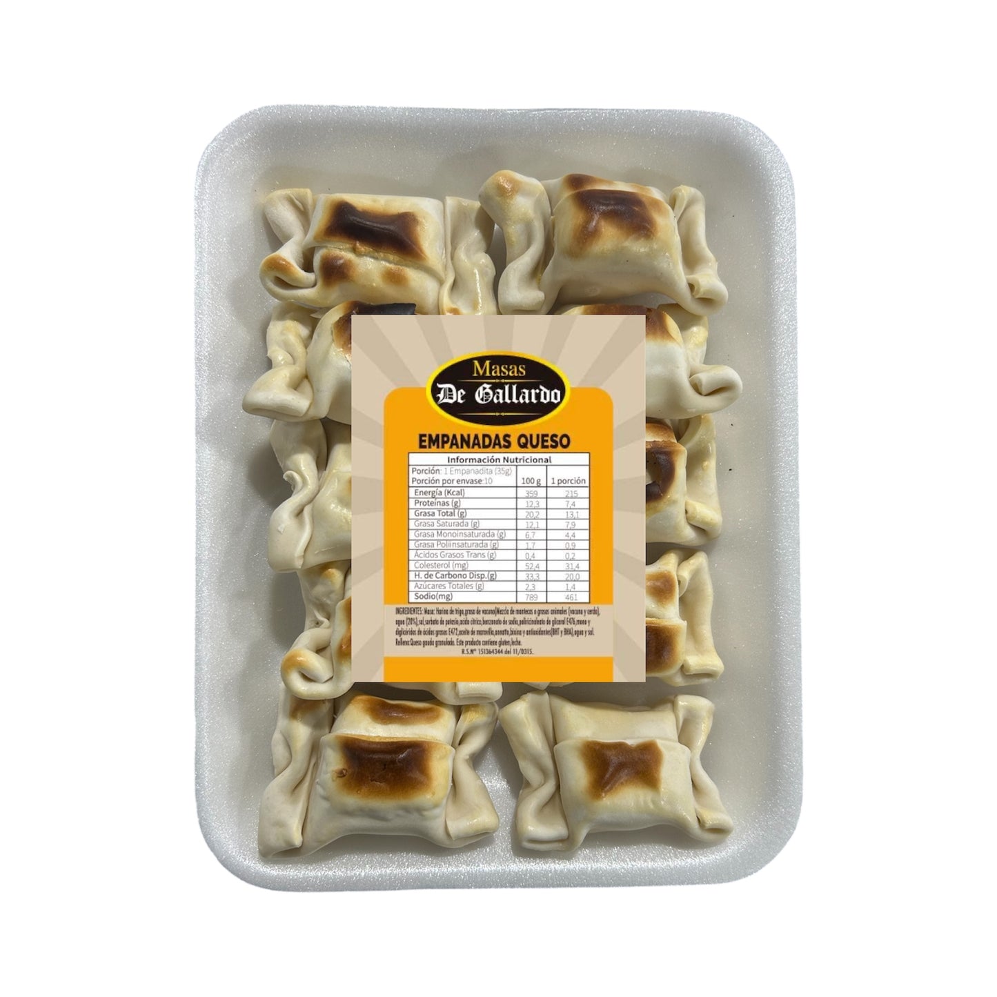 Empanaditas Cóctel De Gallardo - 10 Unidades (Variedades)