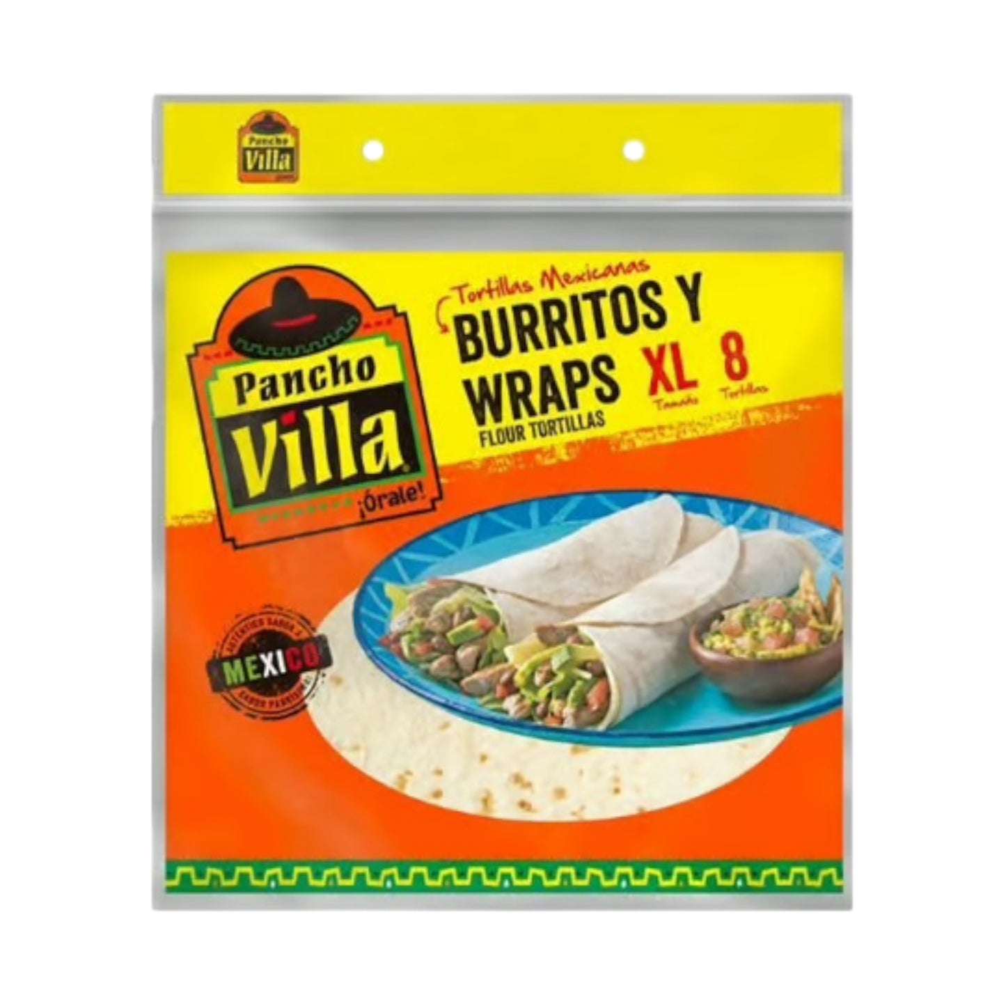 Tortillas Pancho Villa - 8 Unidades (L / XL)