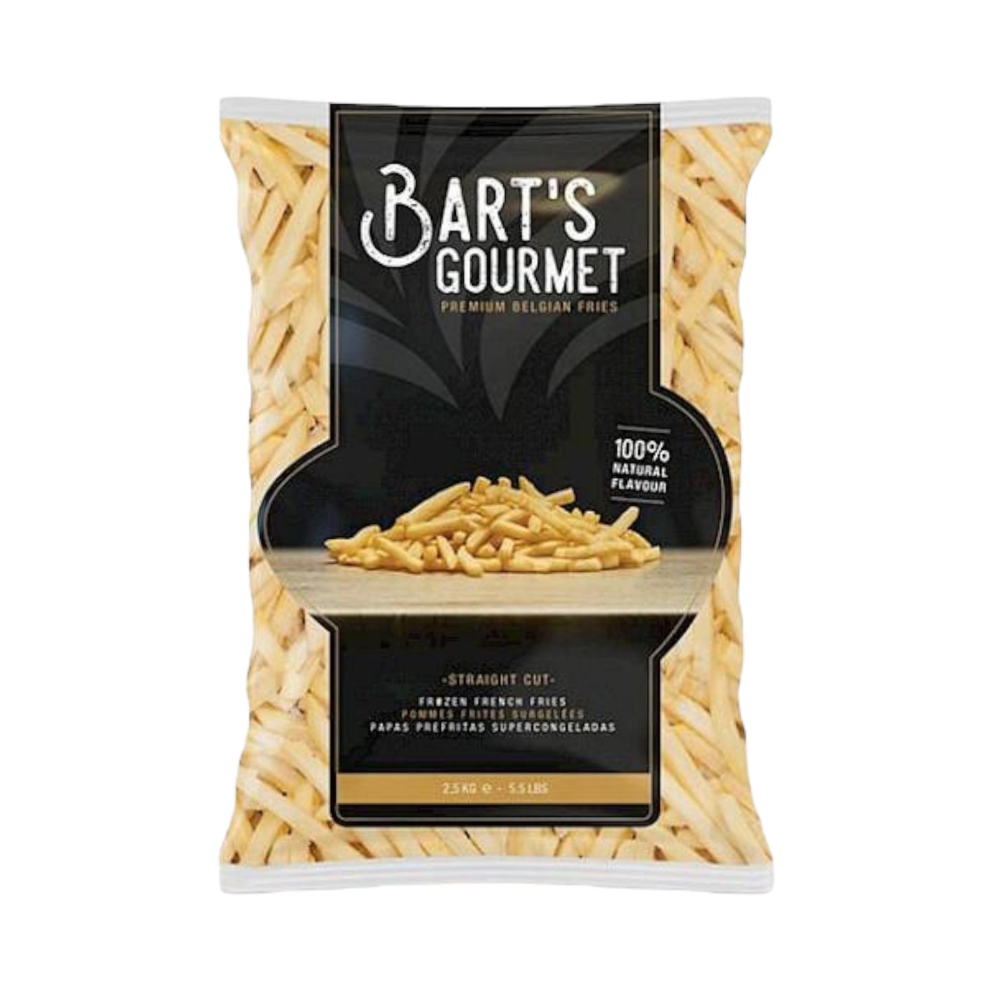 Papas Pre Fritas Barts Gourmet 7MM 2.5KG