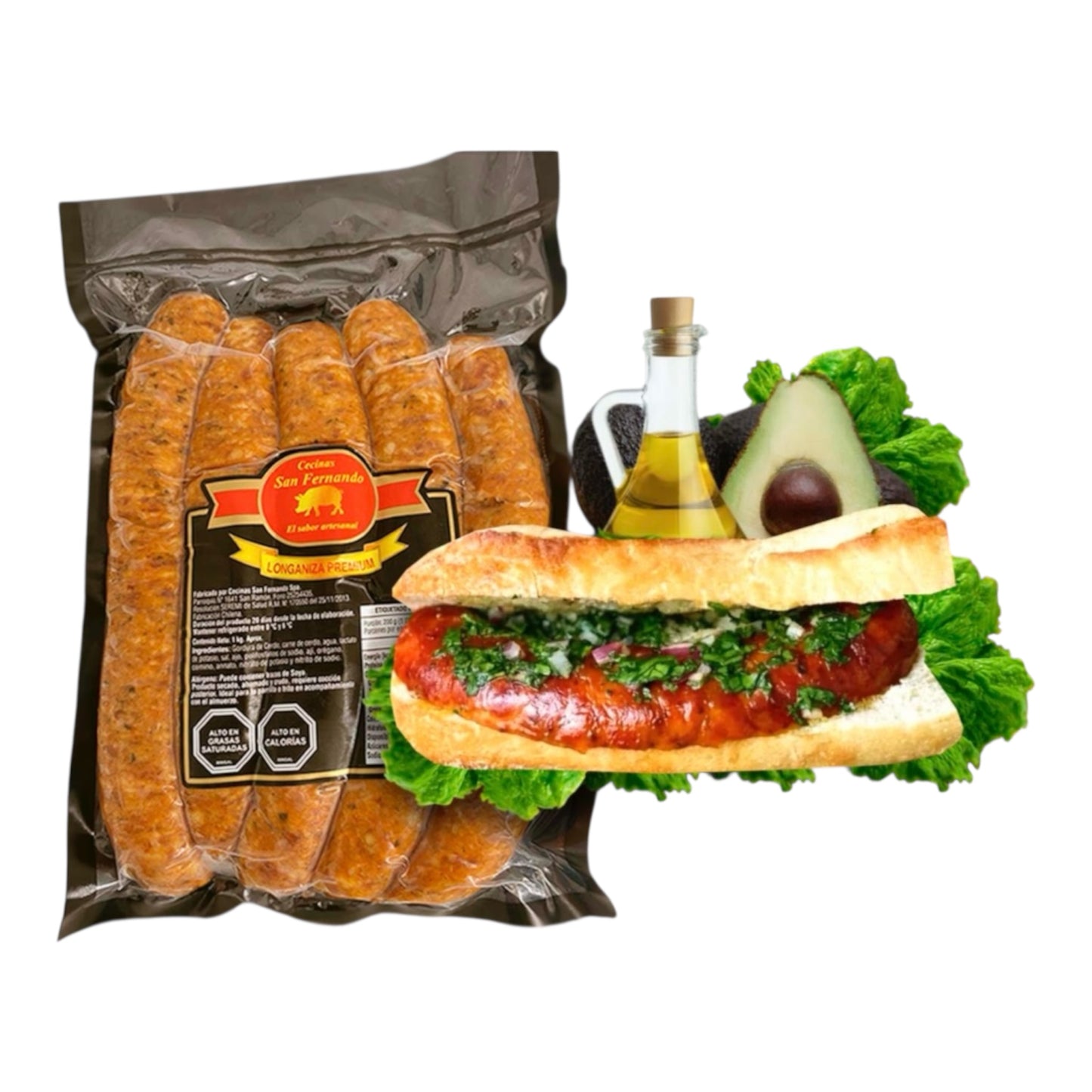 Longaniza Premium San Fernando 1KG Aprox