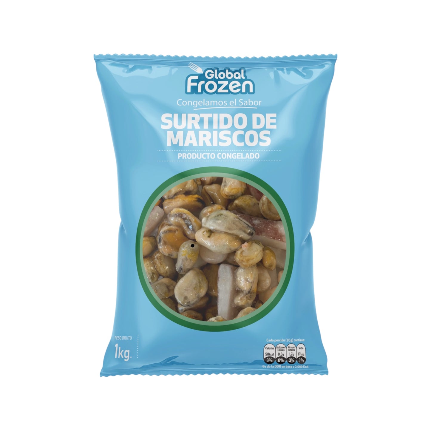 Surtido De Mariscos Global Frozen 1KG