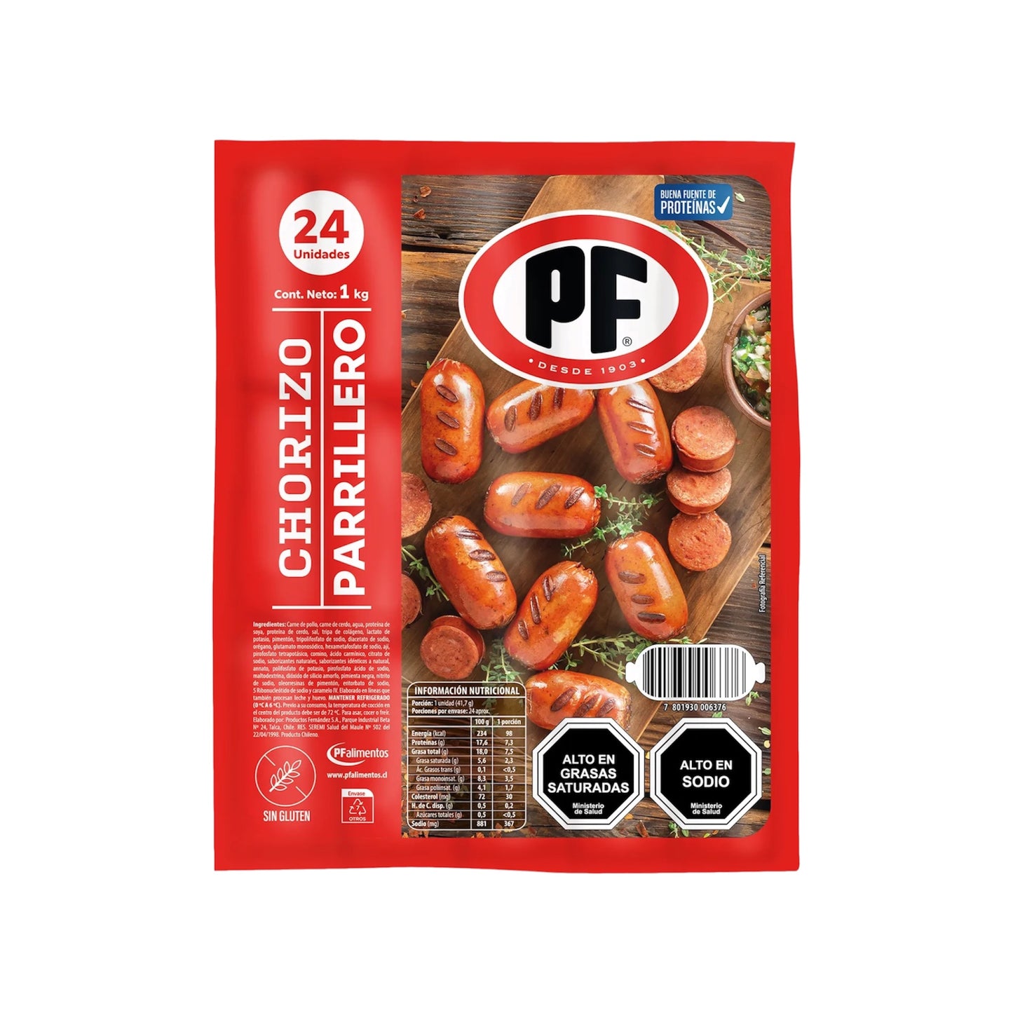 Chorizo Parrillero PF 1kg