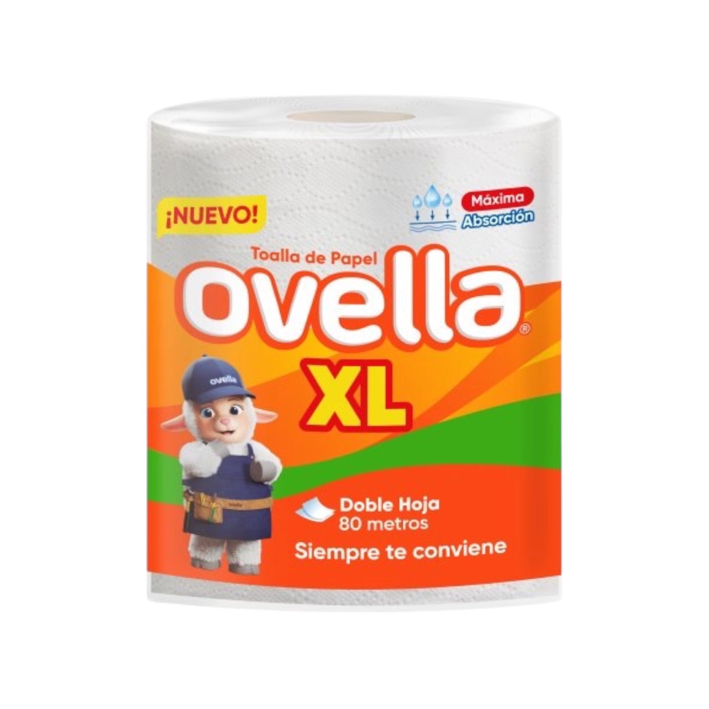 Toalla de papel Ovella XL 80 metros