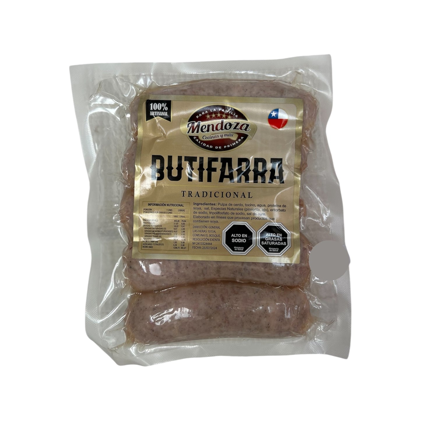 Butifarra Tradicional Mendoza 500g