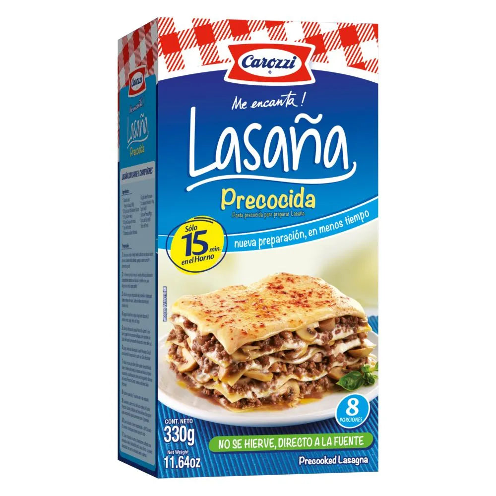 Lasaña Precocida Carozzi 330g