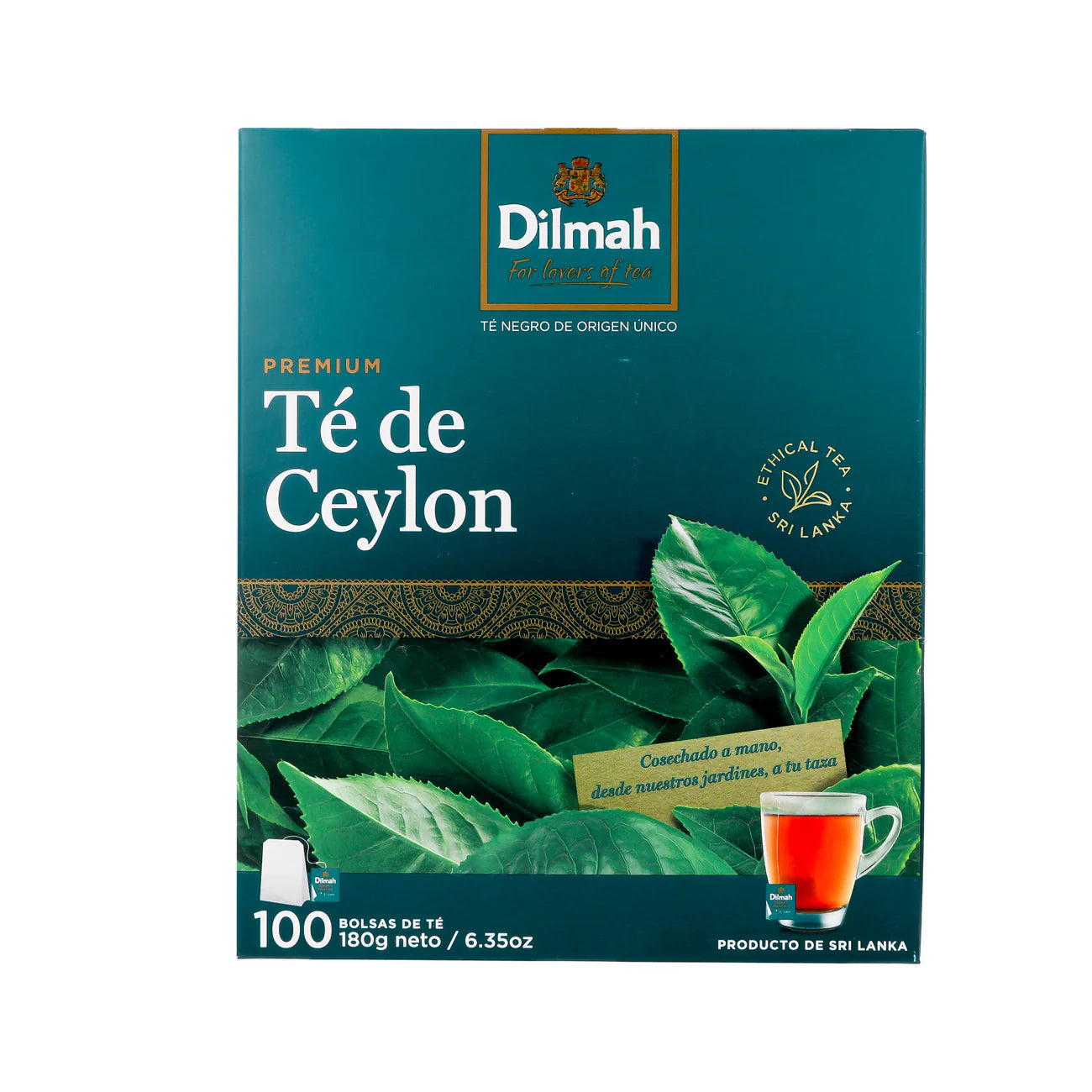 Té De Ceylon Dilmah - 100 Bolsas