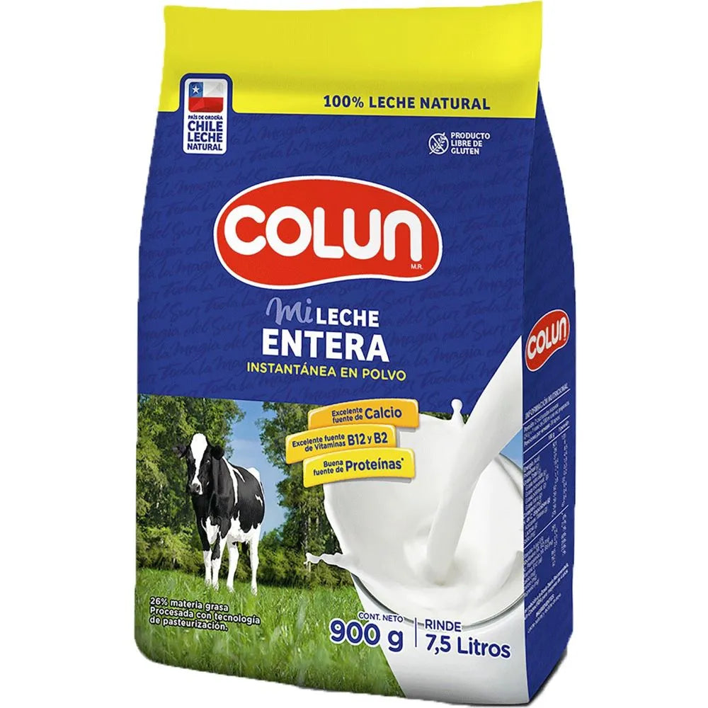 Leche Entera en Polvo Colun 900g