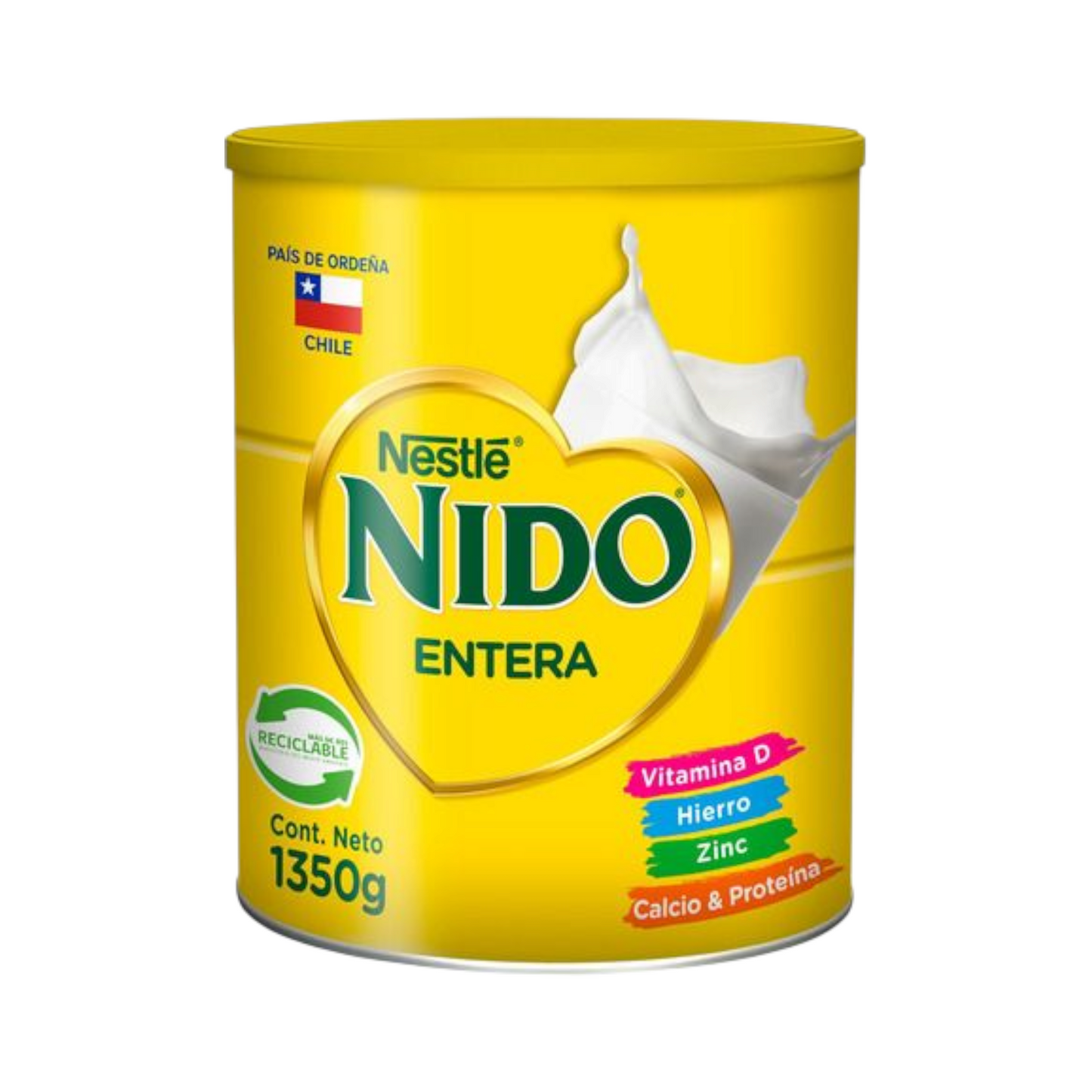 Leche Entera en Polvo Nido 1.35KG