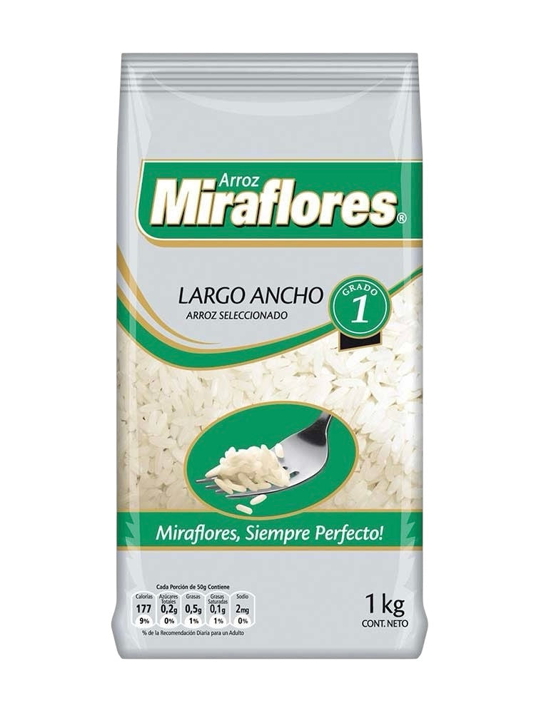 Arroz Miraflores Grado 1 1KG