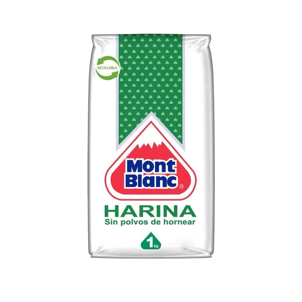 Harina Mont Blanc 1KG (Con y Sin Polvos de Hornear)