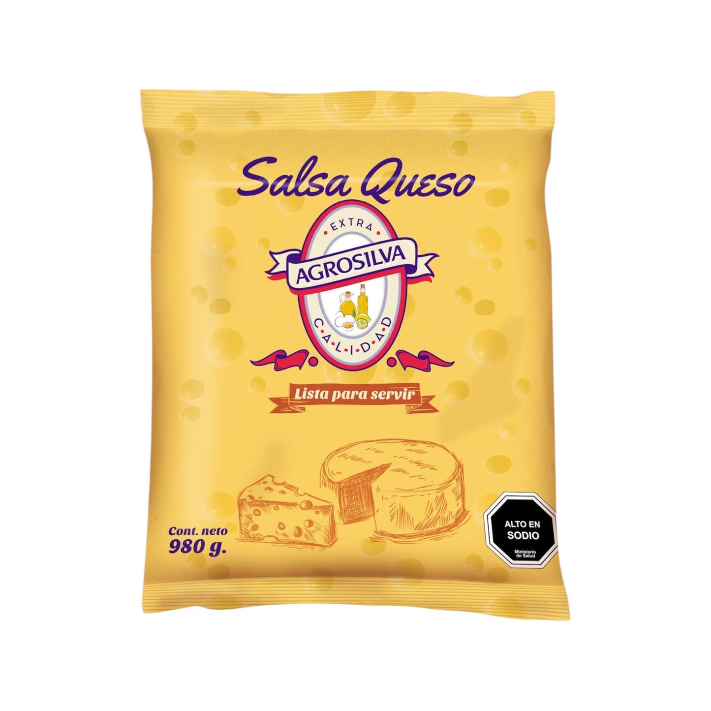 Salsa De Queso Agrosilva 980g