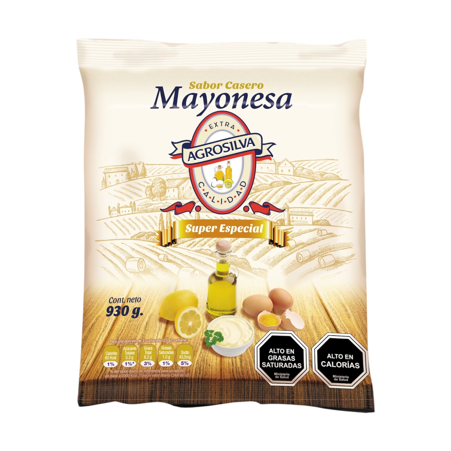 Mayonesa Super Especial Agrosilva 930g