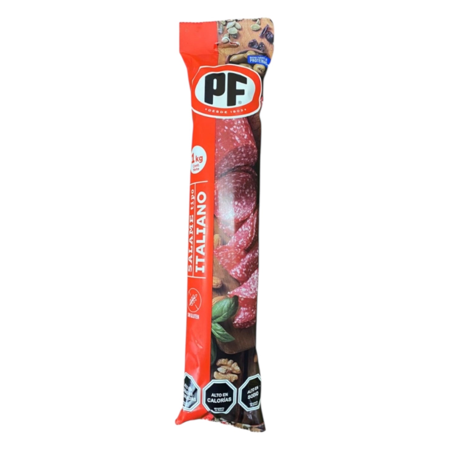 Salame PF Pieza 1KG (Ahumado / Italiano)