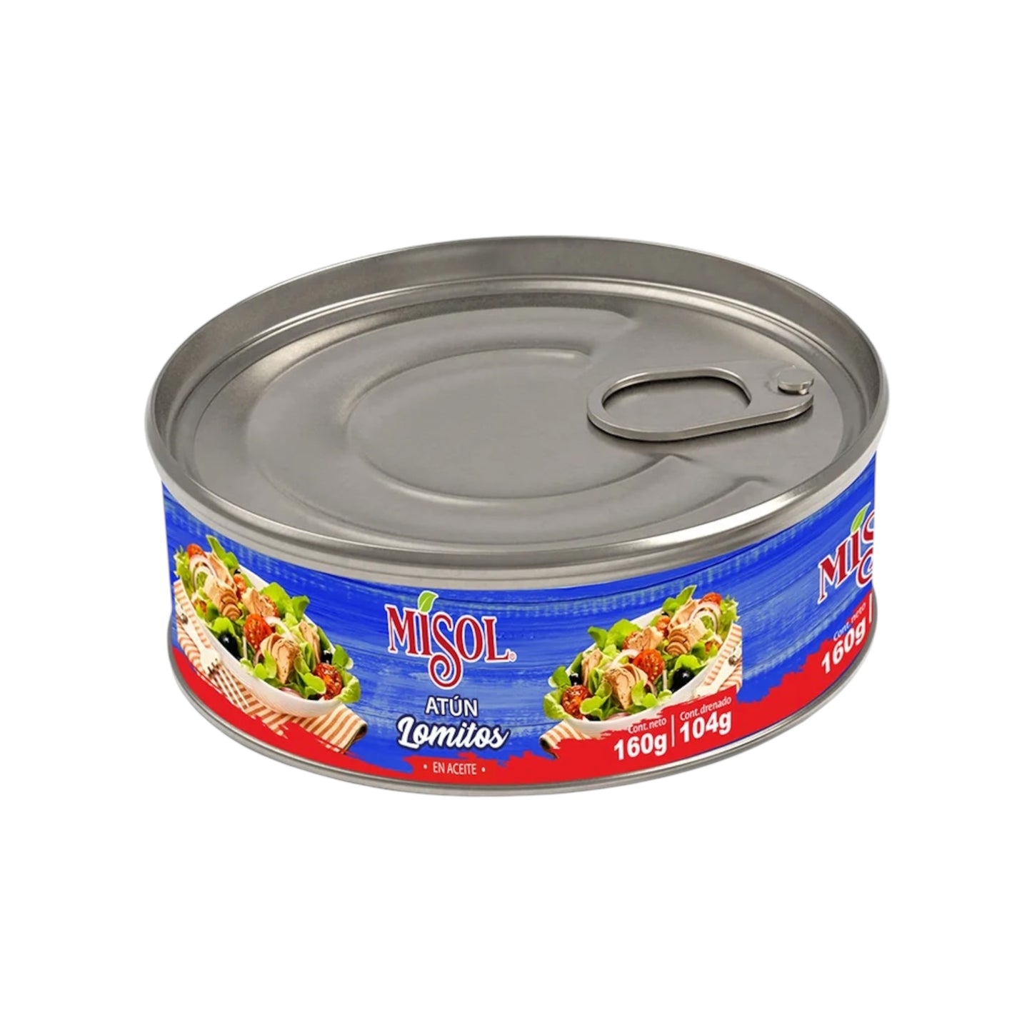 Atún Lomitos Misol 160g (Agua / Aceite)