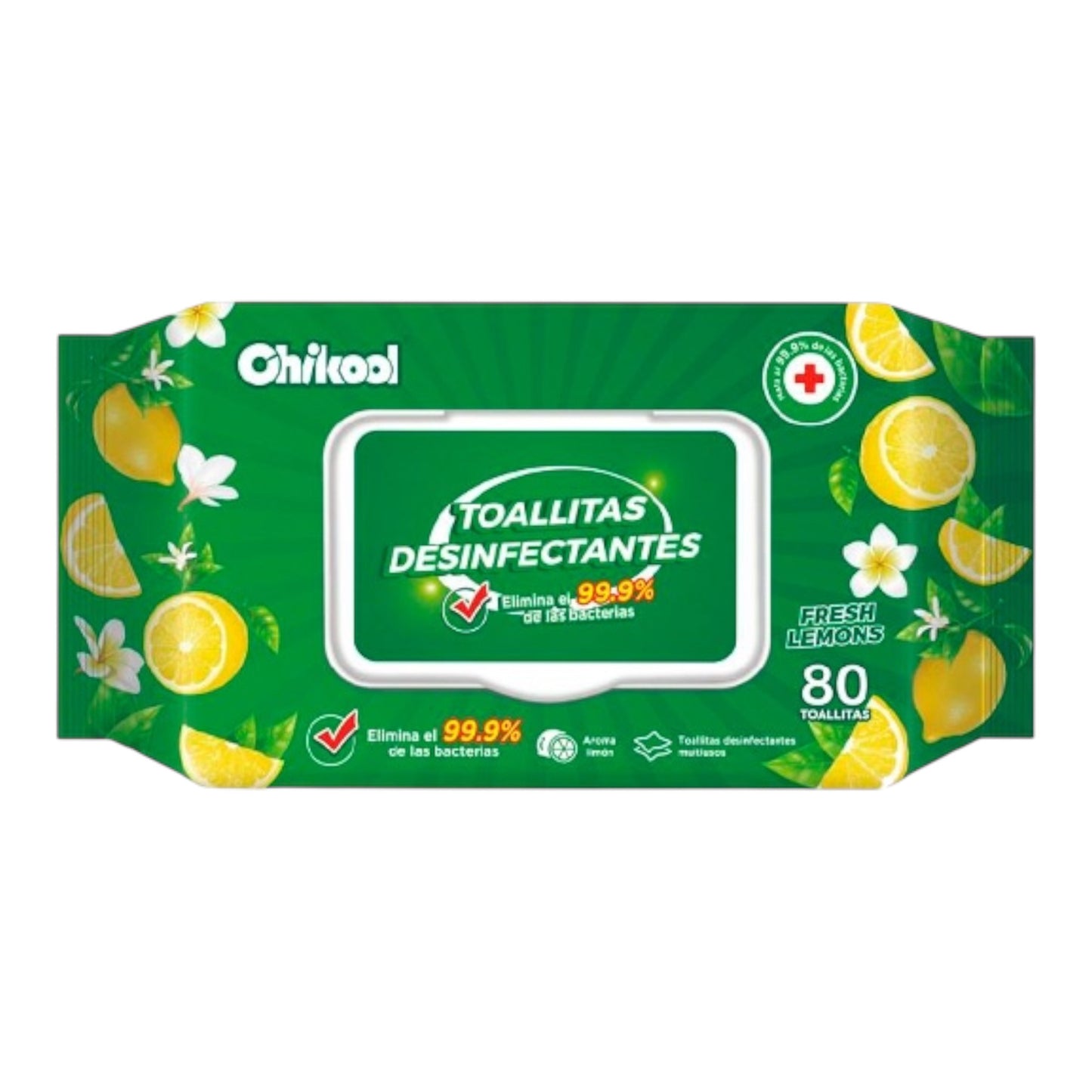 Toallitas Desinfectantes Chikool 80 Unidades