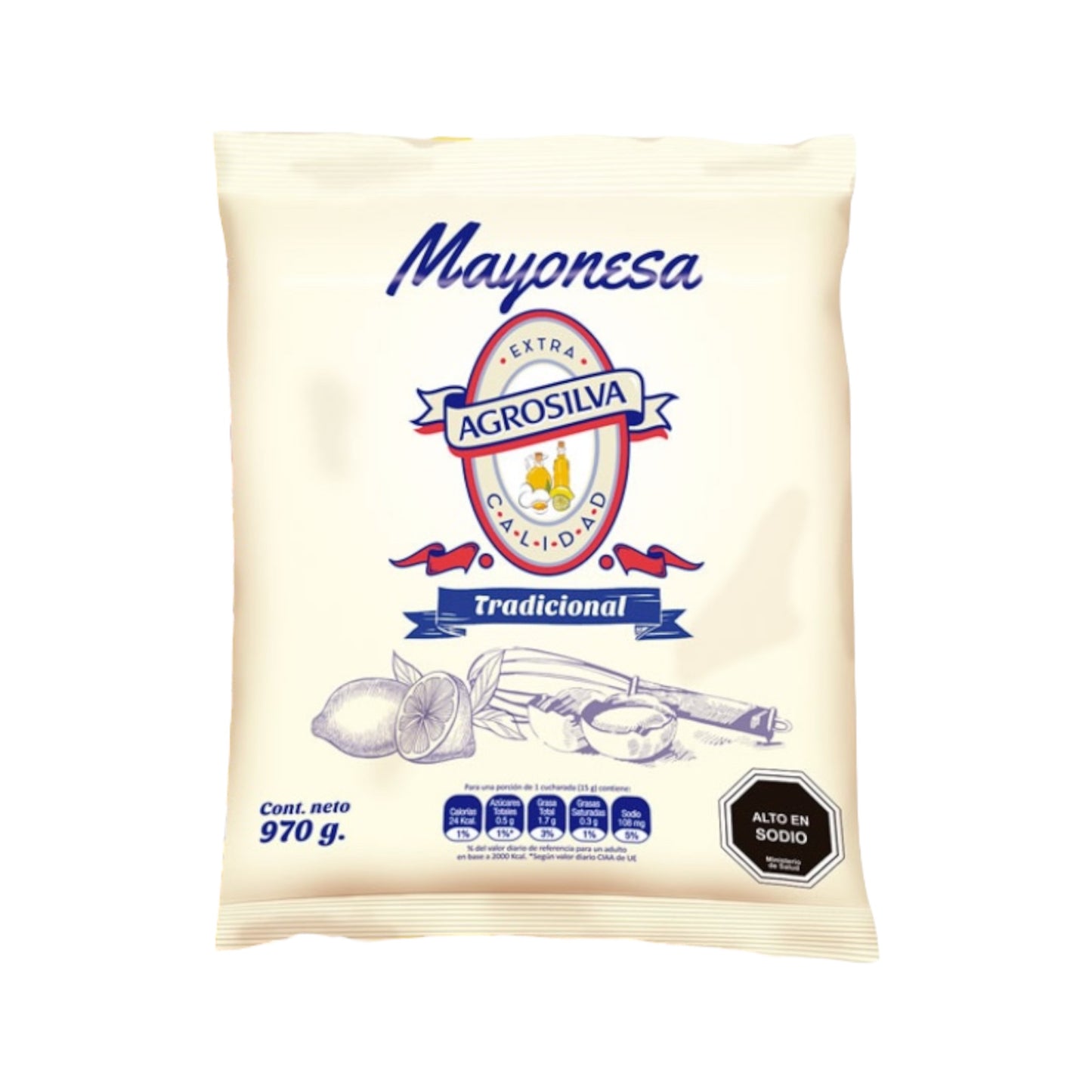 Mayonesa Tradicional Agrosilva 970g