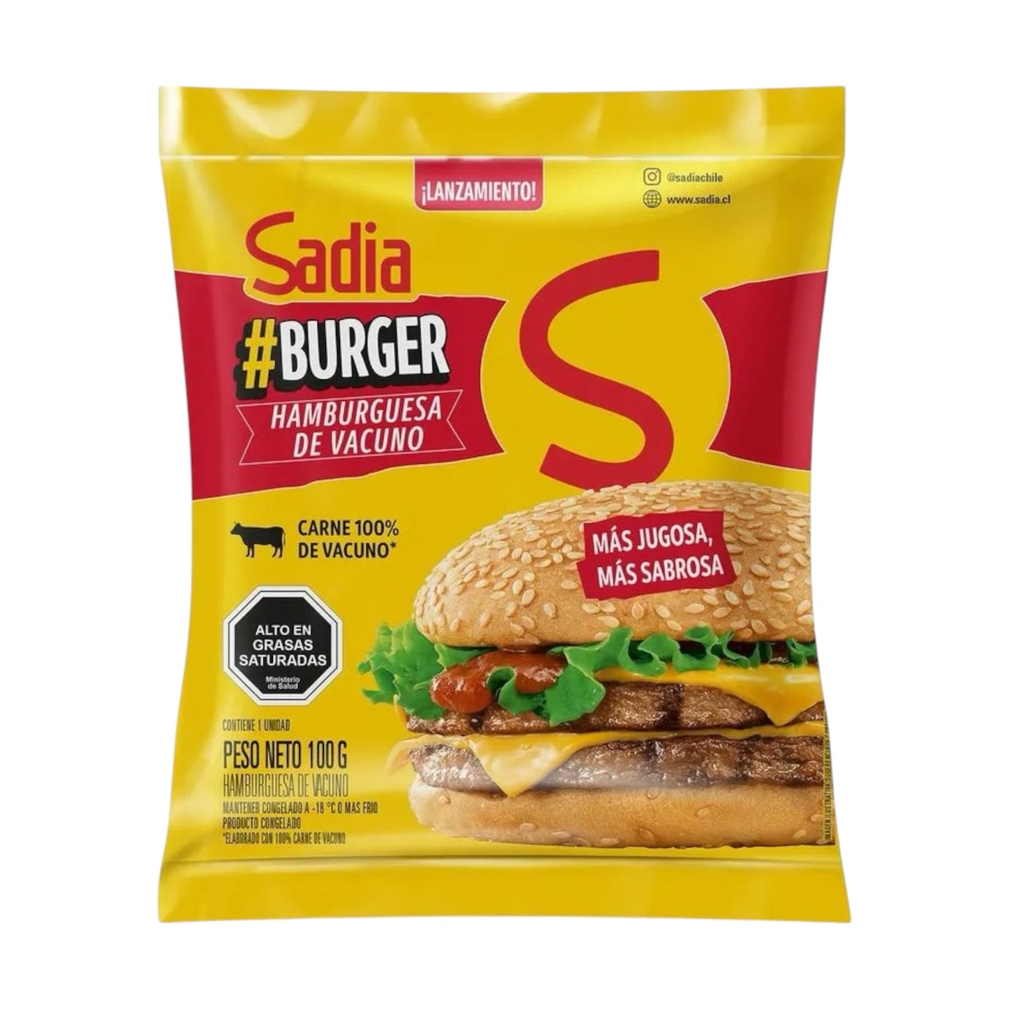 Hamburguesa de Vacuno Sadia 100g