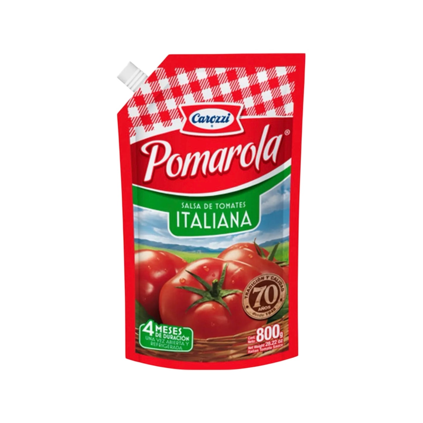 Salsa De Tomate Pomarola Carozzi 800g
