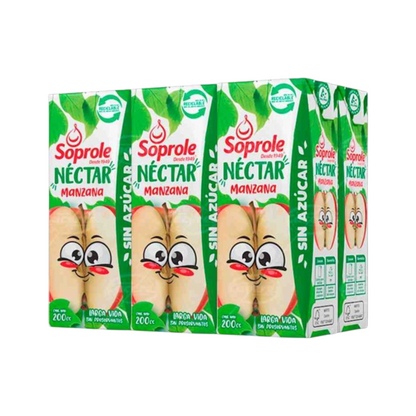 Néctar Soprole Bombillín 200ML - Pack 6 Unidades (Variedades)