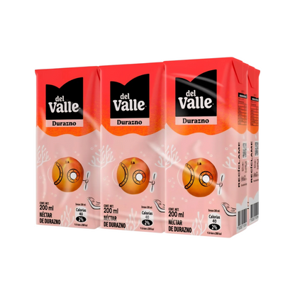 Néctar Bombillín Del Valle 200ML - Pack de 6 Unidades (Variedades)