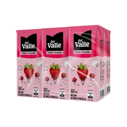 Néctar Bombillín Del Valle 200ML - Pack de 6 Unidades (Variedades)