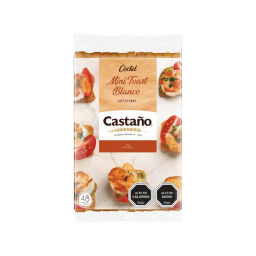 Mini Toast Blanco Castaño 90g
