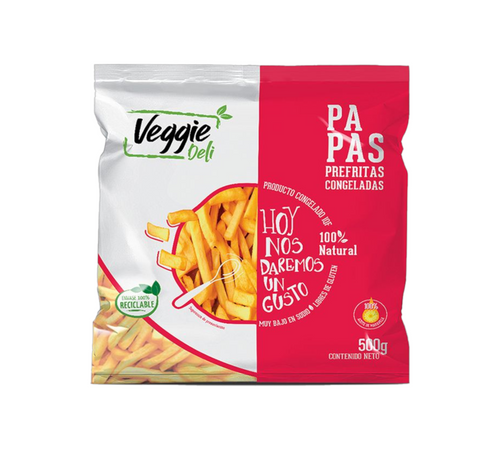 Papas Prefritas Veggie Deli 500g