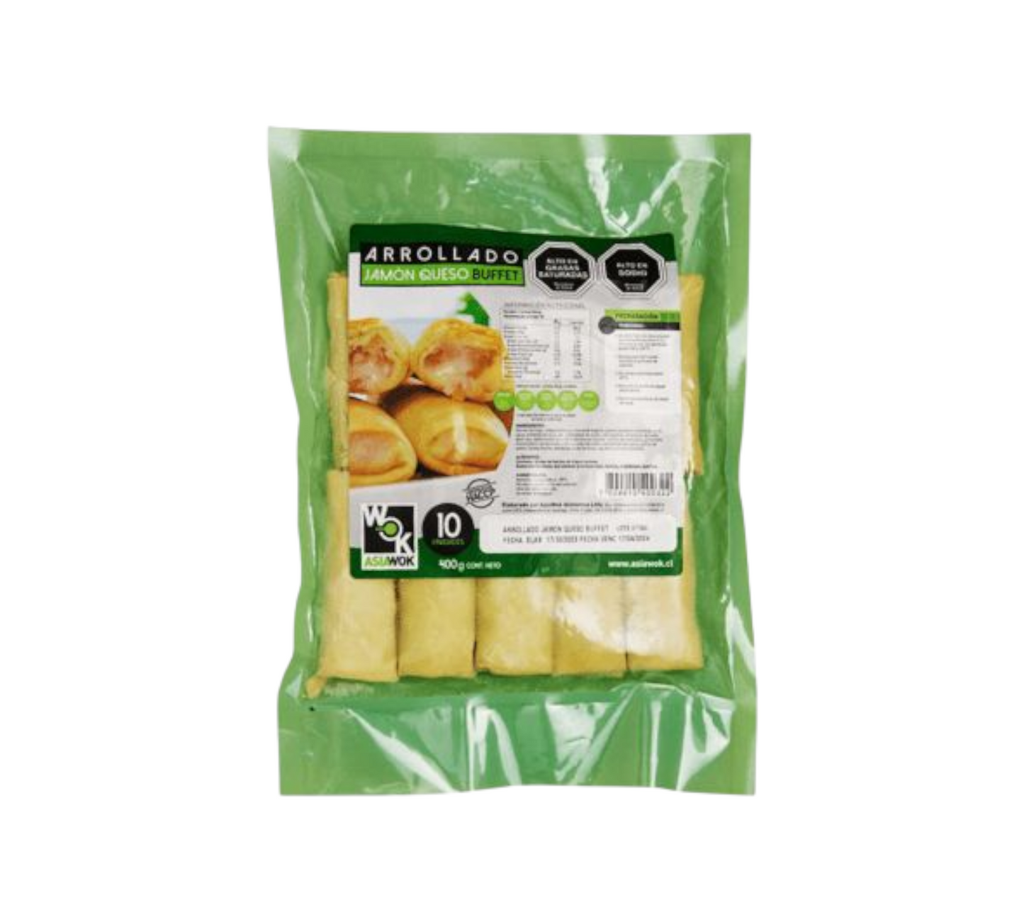 Arrollado Primavera Buffet Asia Wok - Bolsa 10 Unidades