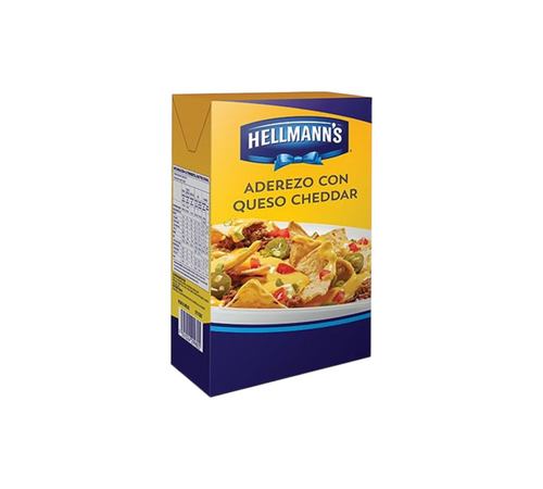 Salsa De Queso Cheddar Hellmanns 1L