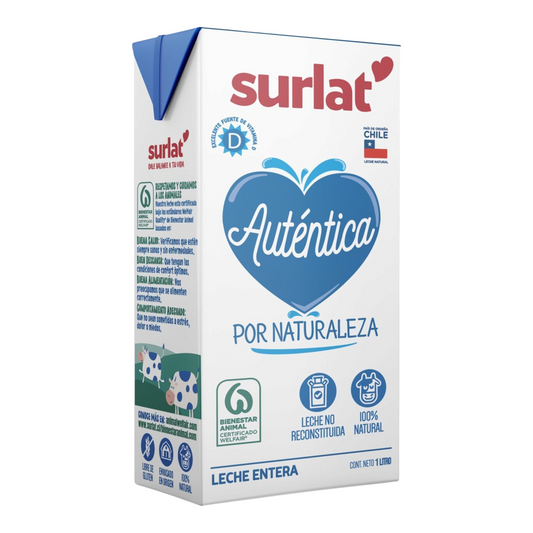 Leche Natural Surlat 1L (Entera, Descremada, Semidescremada)