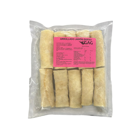 Arrollado Jamón Queso GAG - Bolsa 10 Unidades