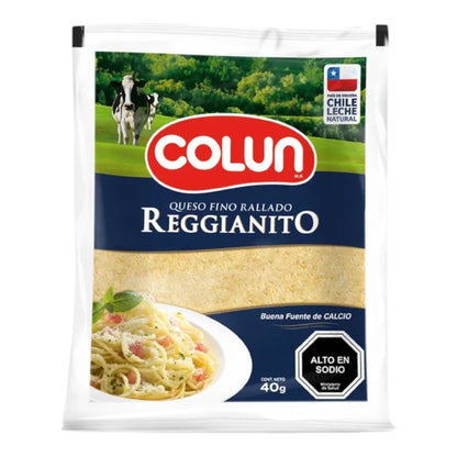 Queso Rallado Colun 40g (Parmesano y Reggianito)