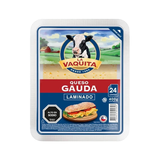 Queso Gauda Laminado La Vaquita 400g