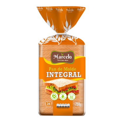 Pan Molde Marcelo 750g (Blanco / Integral)