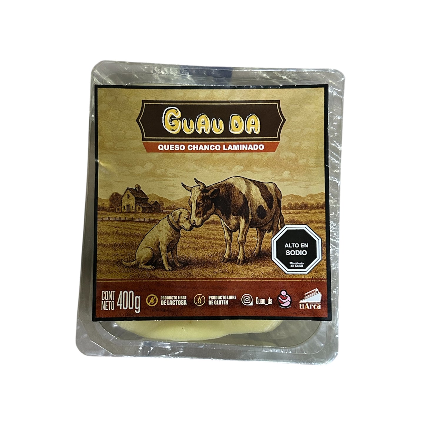Queso Laminado Guau-da 400g