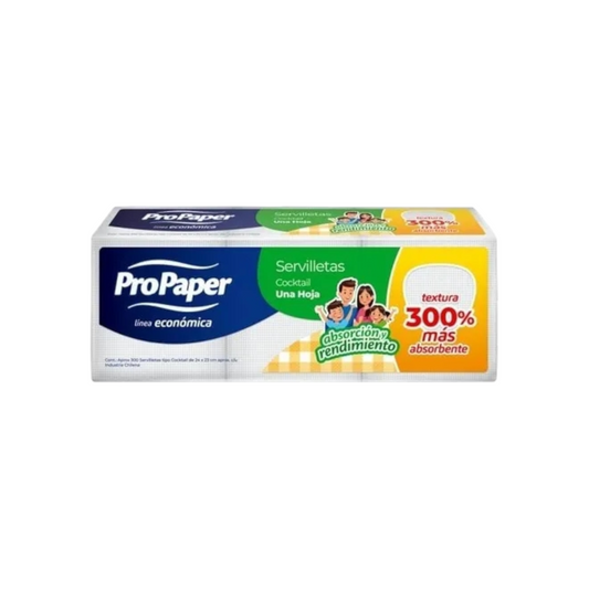 Servilletas ProPaper - 300 Unidades