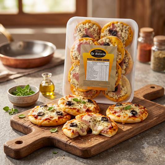 Pizzetas Rellenas De Gallardo - 10 Unidades (Jamón Queso / Salame Queso)