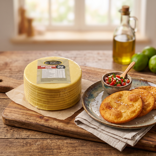 Masas de Sopaipillas Congeladas De Gallardo 12cm (10 Unidades)