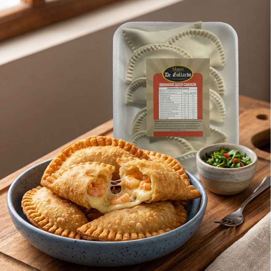 Empanaditas Para Freír De Gallardo - 10 Unidades (Queso / Camarón Queso)