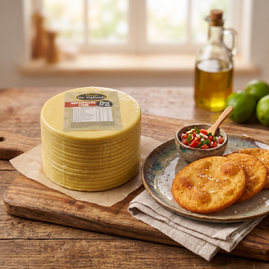 Masas de Sopaipillas Congeladas De Gallardo 12cm (25 Unidades)