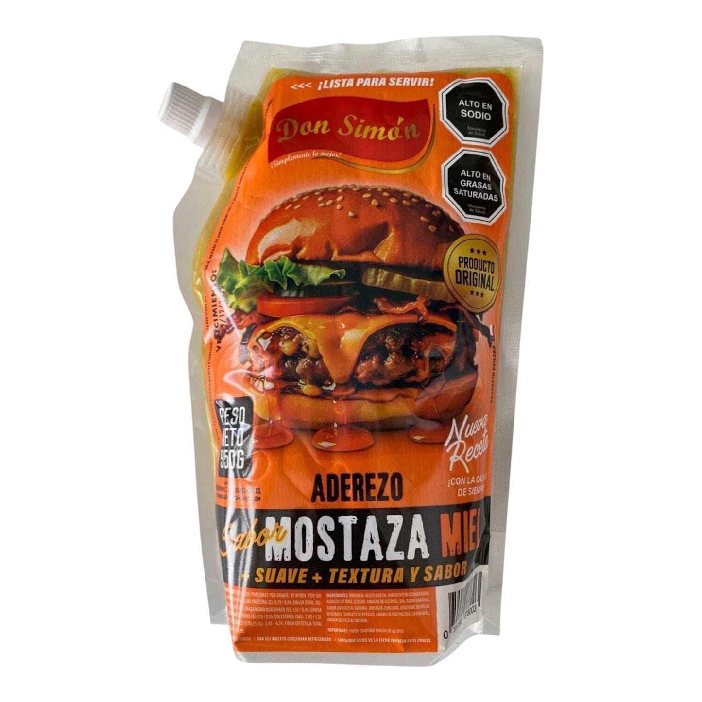 Aderezo Mostaza Miel Don Simón 950g