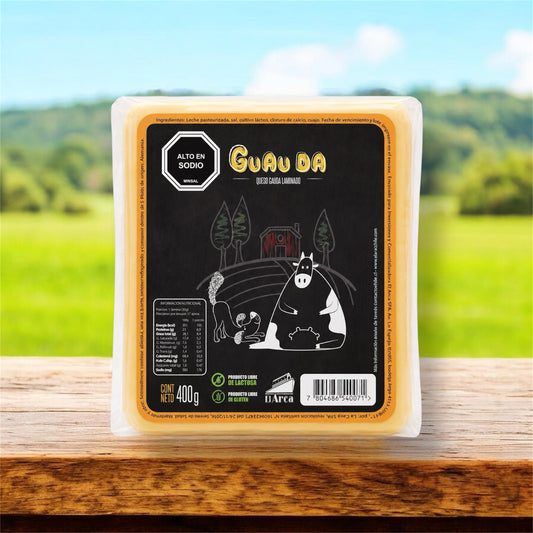 Queso Gauda Laminado Guau Da 400g