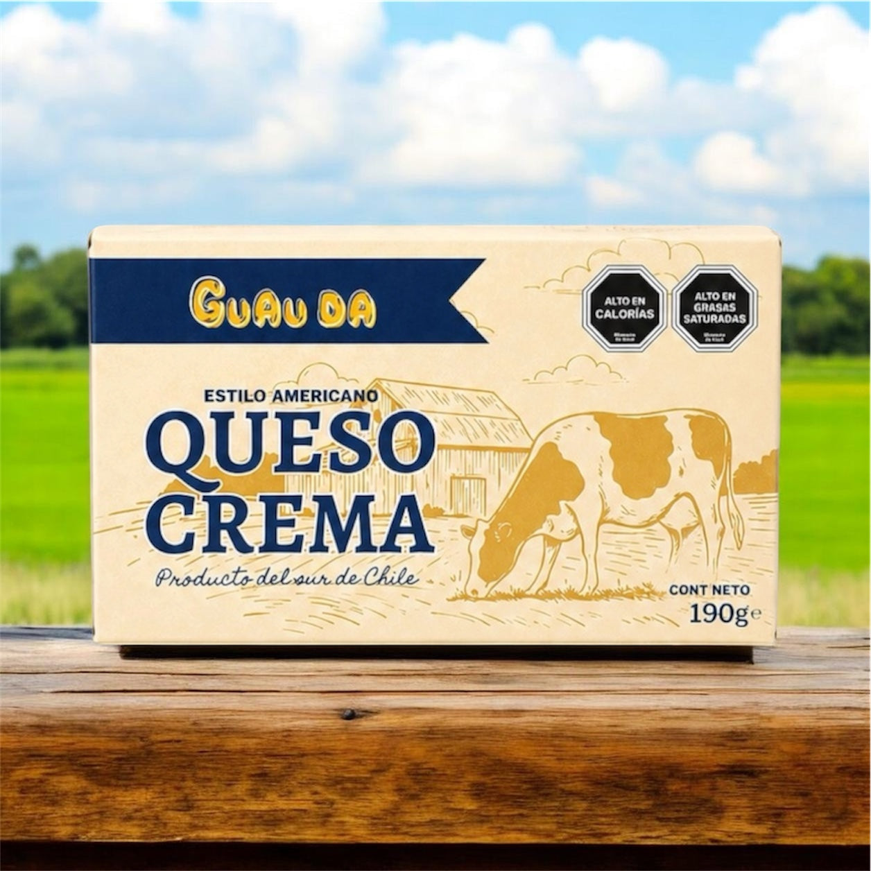 Queso Crema Guau Da 190g