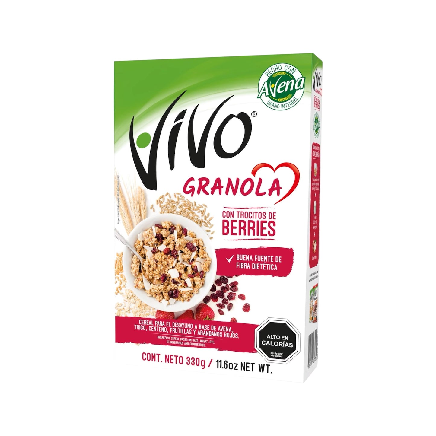 Granola Vivo 330g (Berries / Miel y Almendras)